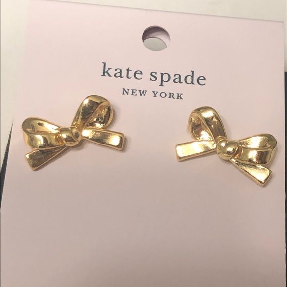 kate spade Jewelry - Kate Spade gold earrings.